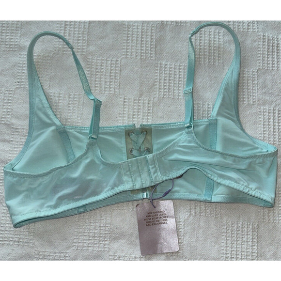 Savage X Fenty Queen of the Galaxy Bralette Size XL Laced Front Croc Print Date - Picture 6 of 11